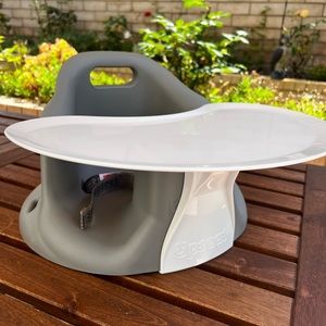 Upseat baby floor and booster seat